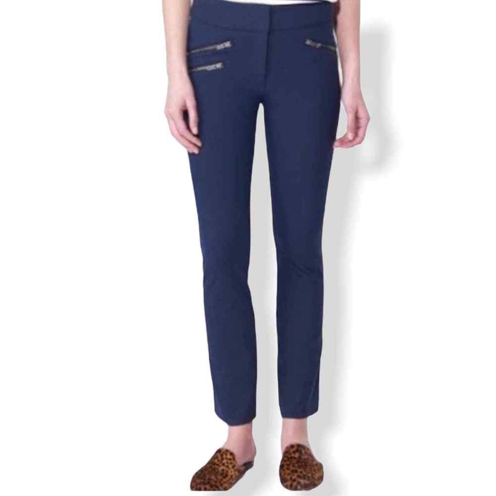 Veronica Beard Adelaide Cropped Pant Blue Size 8
